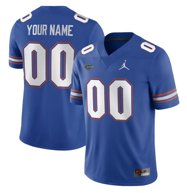 Men's Florida Gators ACTIVE PLAYER Custom Royal Stitched Jersey Men's Florida Gators ACTIVE PLAYER Custom Royal Stitched Jersey